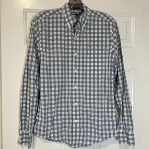 J.Crew Mens Size Small Blue Gray Slim Fit Long Sleeve Button Down Shirt